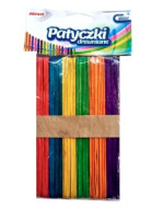 Patyczki kolorowe jumbo 14 cm (50) PKD140 Brewis